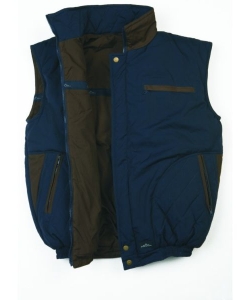 CHALECO ACHER DOT - Chaleco en impermeable, dril, algodon perchado, bolsillo superior izquierdo , cintura liza y con resorte, bolsillos con acolchado , con o sin guata, tapa cremallera, con o sin capota, bordado segun logo corporativo.